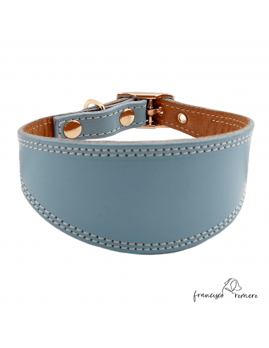 Collar para Galgo Liso Oro Celeste