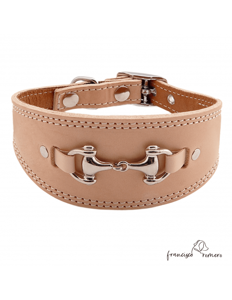 Collar para Galgo Estribo Plata Natural